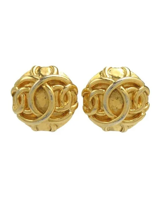 Chanel Earrings CC Logo - Picture 1 of 10